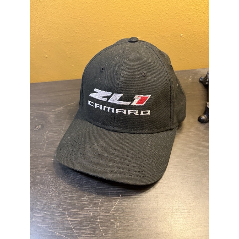 Chevrolet ZL1 CAMARO Hat Adjustable One Size Fits Most Cap GM Chevy Otto Black